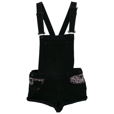 Short Dungarees "Leopard"