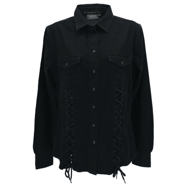 Shirt Women "Black Denim"