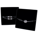 Bracelets "Black Silver" - Duo