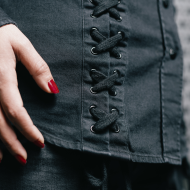 Shirt Women "Black Denim"