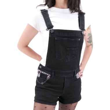 Short Dungarees "Leopard"