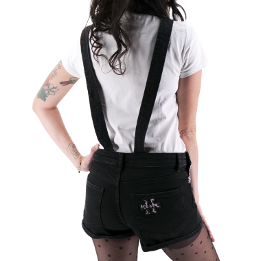 Short Dungarees "Leopard"
