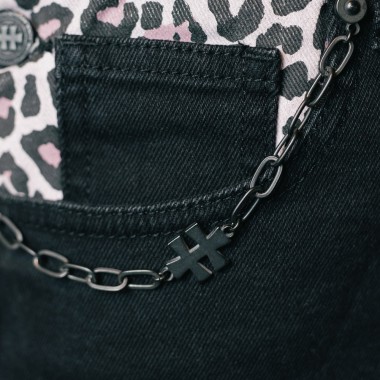 Short Dungarees "Leopard"