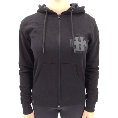 Zip Hoodie "Black co" women