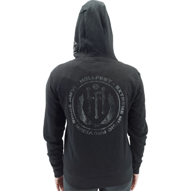 Zip Hoodie "Black co" women