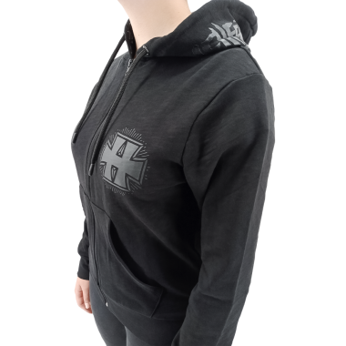 Zip Hoodie "Black co" women