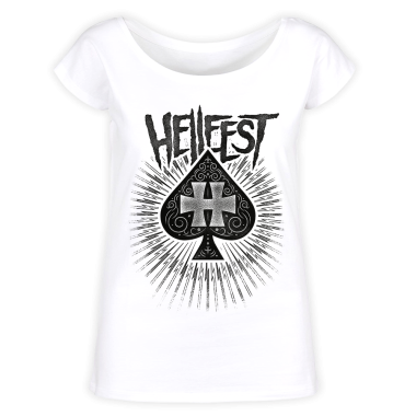 T-Shirt Femme "H of Spades" blanc