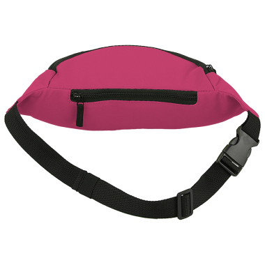 Sacoche Banane Fuchsia "Logo blanc"