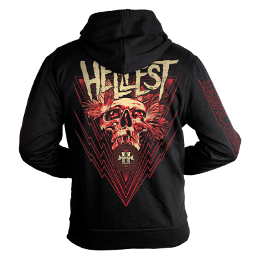 Sweat Zippé "Butterfly skull"