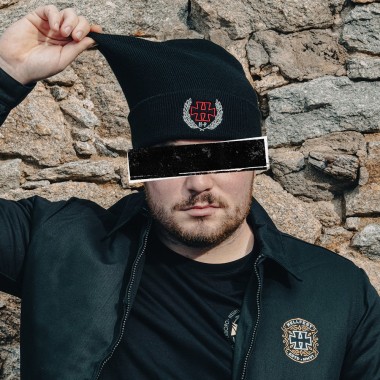 Beanie "H crest" black