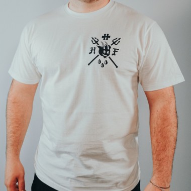 T-Shirt "Devil dancing" white