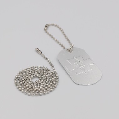 Military Plate pendant "H XV"