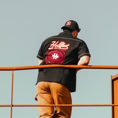 Bowling Shirt  "Burning Ace"