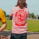 T-shirt "Bad Luck Club" pink