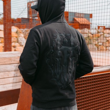 Sweat Zippé "Fraktur"