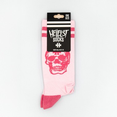 Socks "Pink skull"