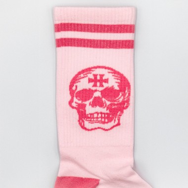 Chaussettes "Pink skull"