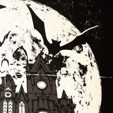 Silkscreen Print "The Haunted Cathedral"