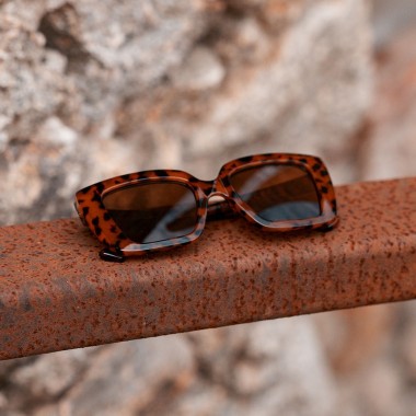 Lunettes carrés "Leopard"