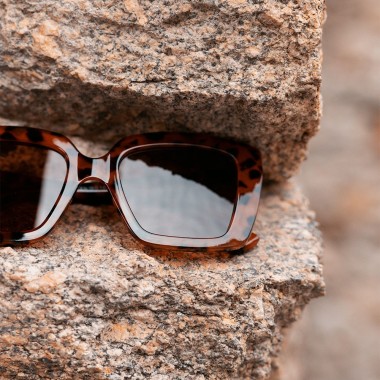 Square glasses "Leopard"