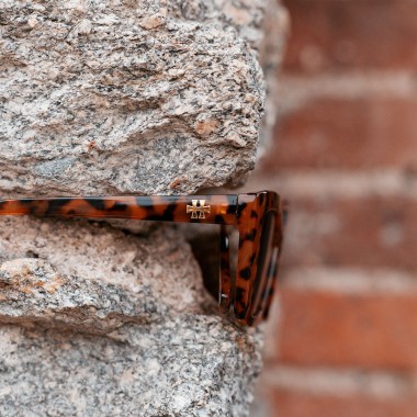 Square glasses "Leopard"